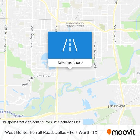West Hunter Ferrell Road map