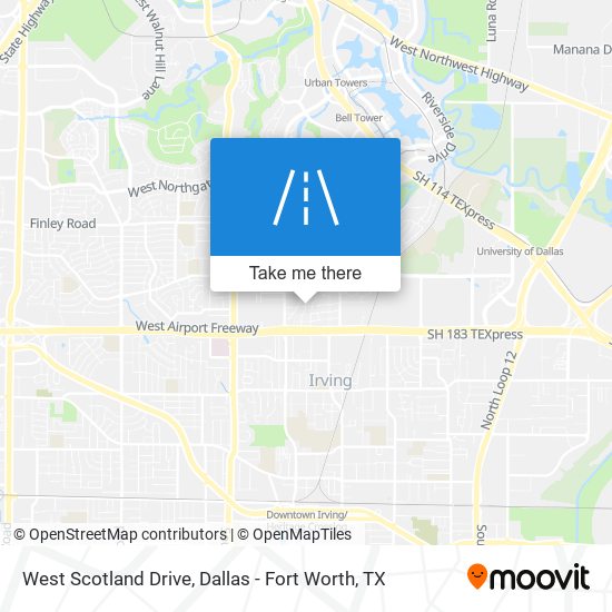 Mapa de West Scotland Drive