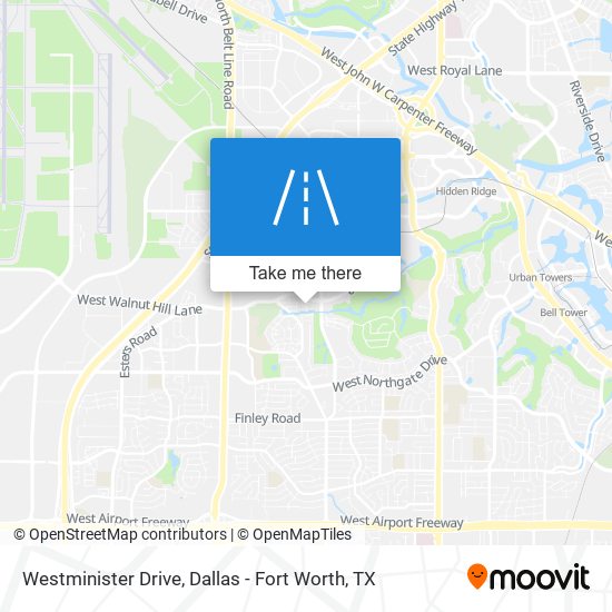Mapa de Westminister Drive