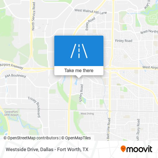 Mapa de Westside Drive