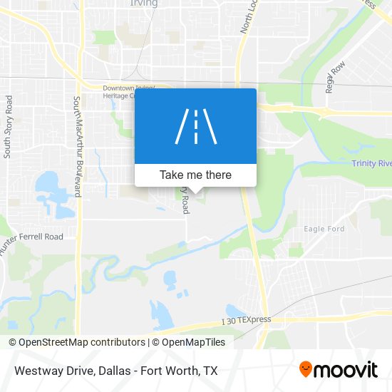 Westway Drive map