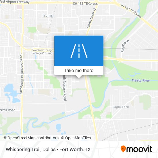 Mapa de Whispering Trail