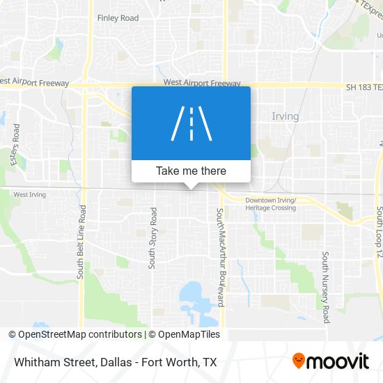 Whitham Street map