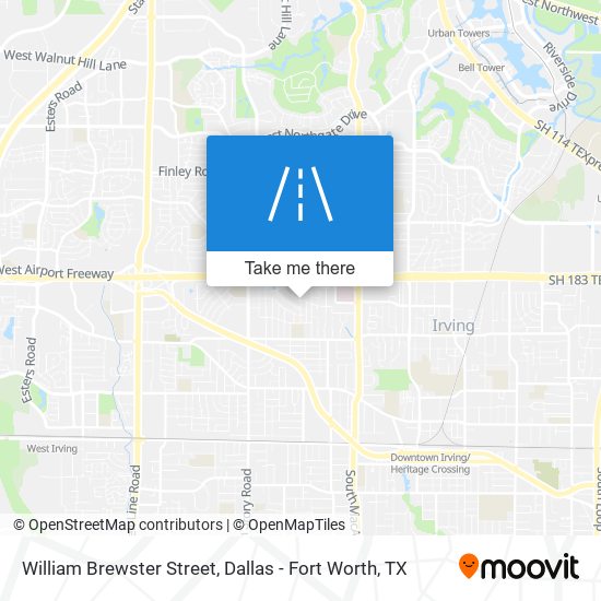 William Brewster Street map