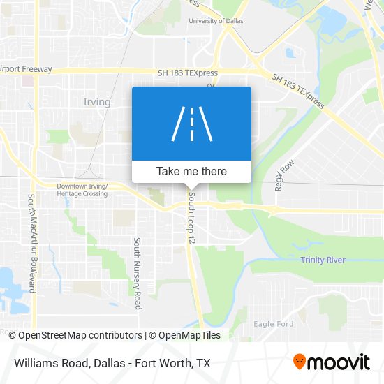 Williams Road map