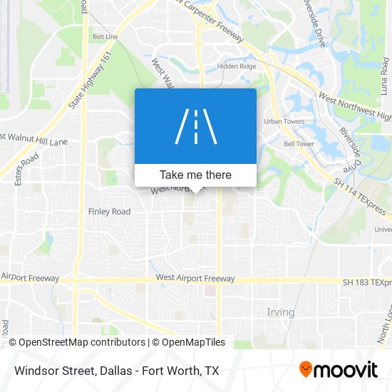 Mapa de Windsor Street