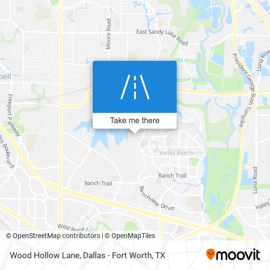 Wood Hollow Lane map
