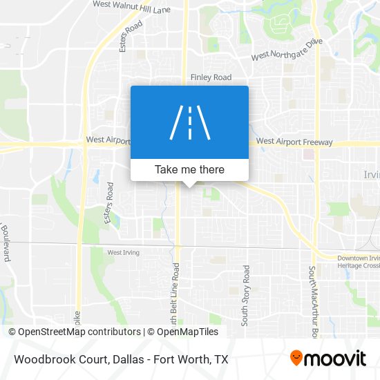 Mapa de Woodbrook Court