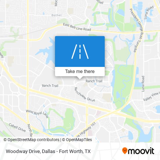 Mapa de Woodway Drive