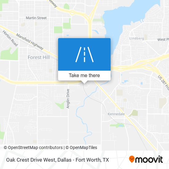 Mapa de Oak Crest Drive West