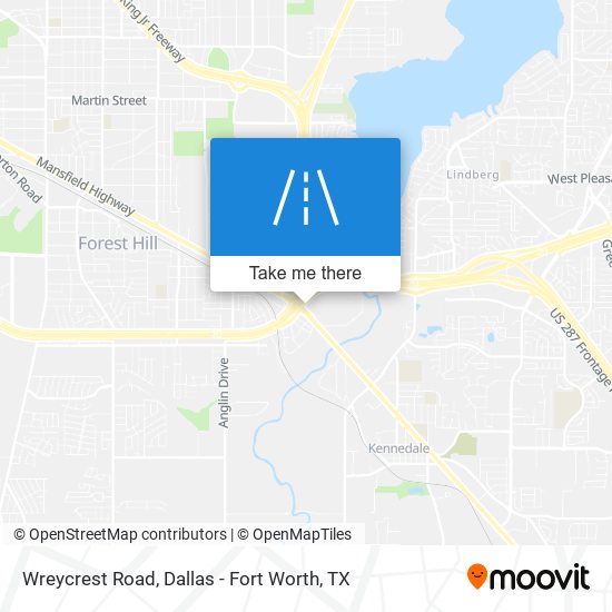Wreycrest Road map