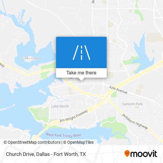 Church Drive map