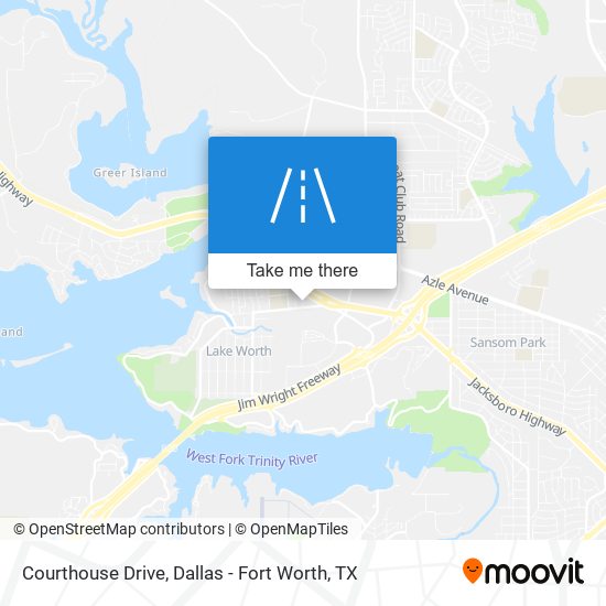 Courthouse Drive map