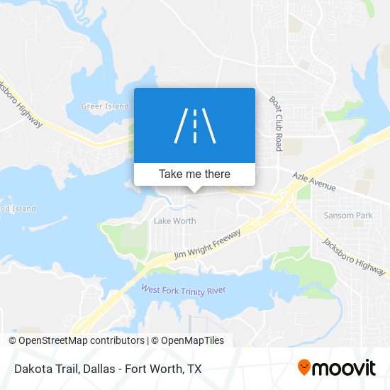 Mapa de Dakota Trail