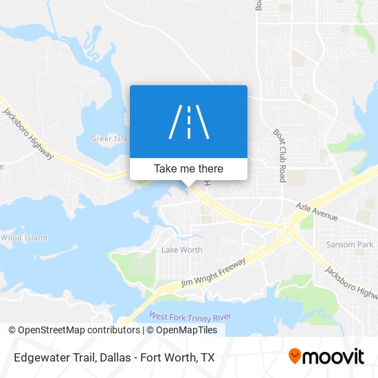Edgewater Trail map