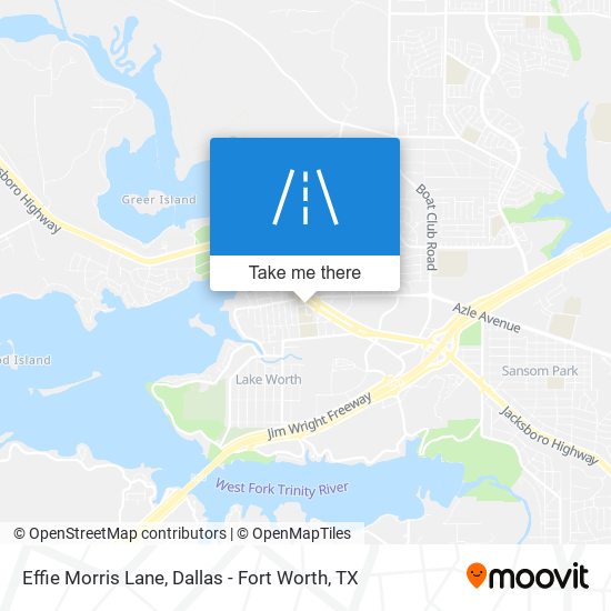 Mapa de Effie Morris Lane