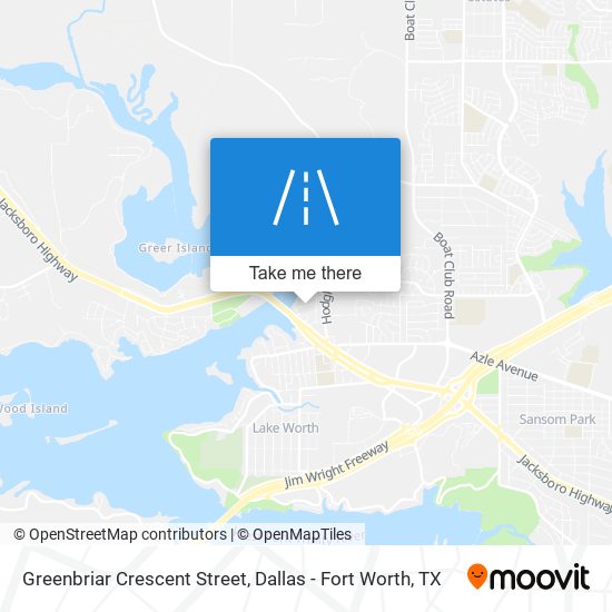 Mapa de Greenbriar Crescent Street