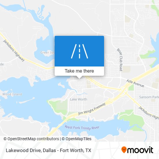 Lakewood Drive map
