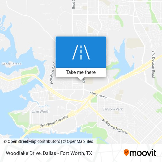 Woodlake Drive map
