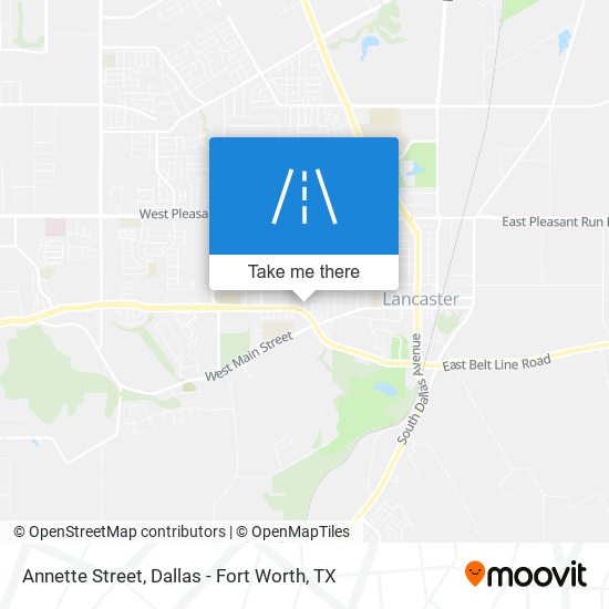Mapa de Annette Street
