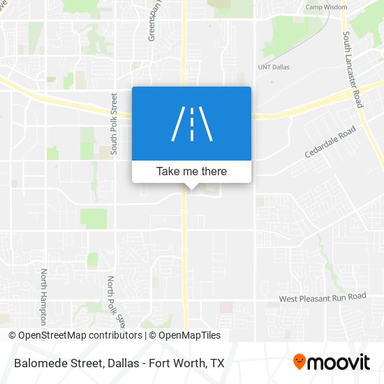 Balomede Street map
