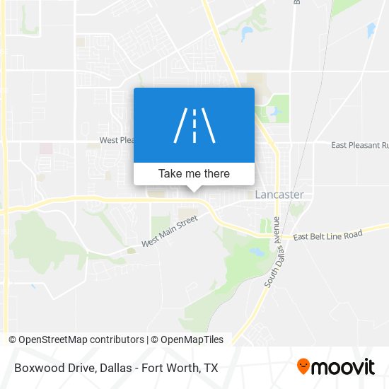 Boxwood Drive map
