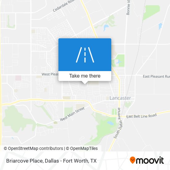 Briarcove Place map