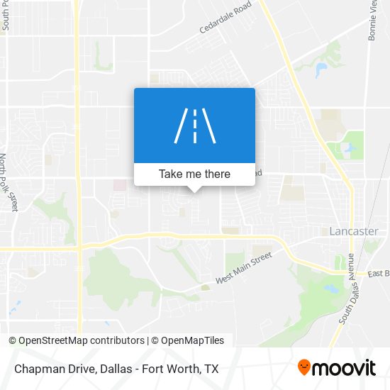 Chapman Drive map