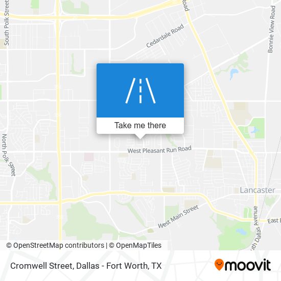 Mapa de Cromwell Street