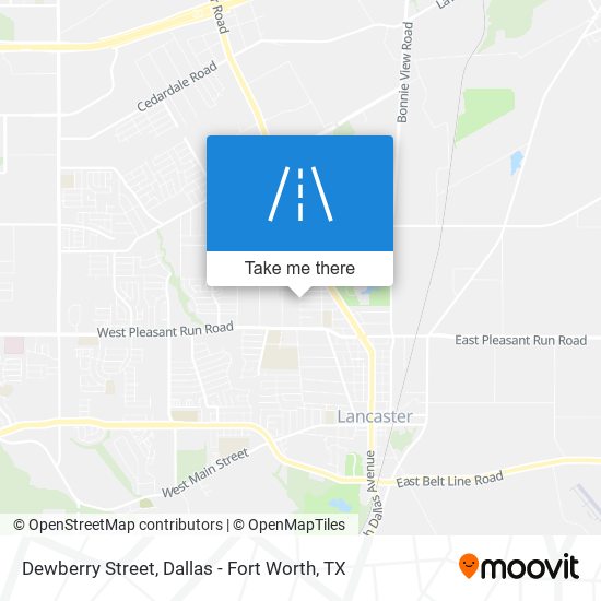 Mapa de Dewberry Street