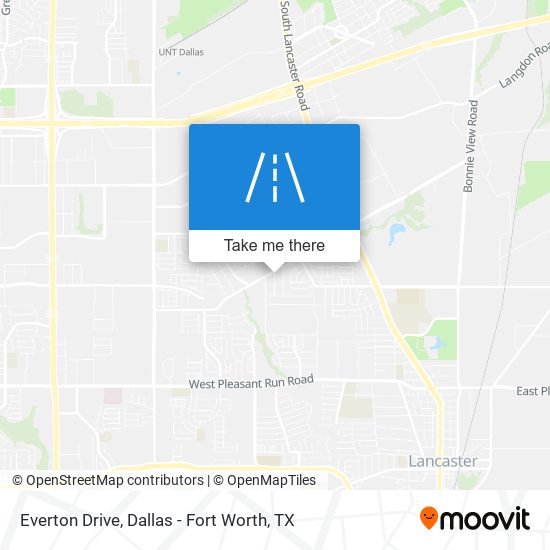 Everton Drive map