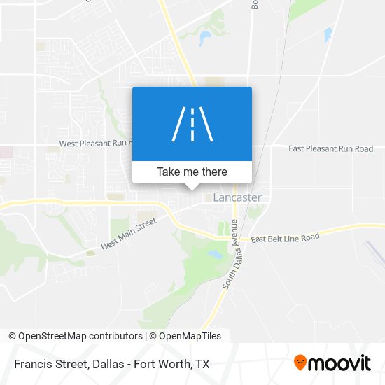 Francis Street map