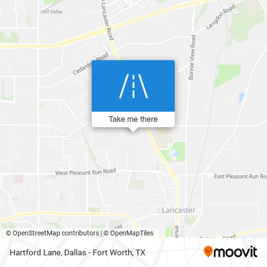 Hartford Lane map