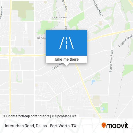 Mapa de Interurban Road