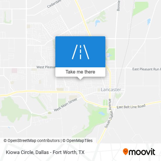 Mapa de Kiowa Circle
