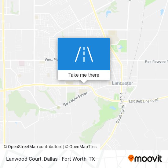 Mapa de Lanwood Court