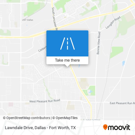 Lawndale Drive map