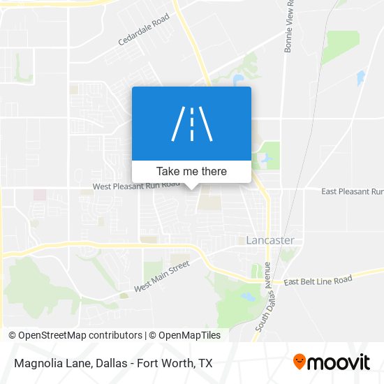 Magnolia Lane map