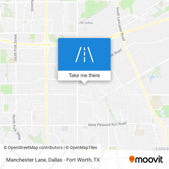 Mapa de Manchester Lane