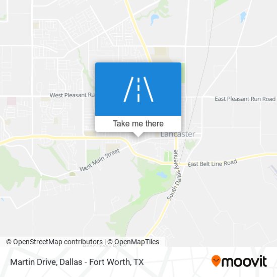 Martin Drive map