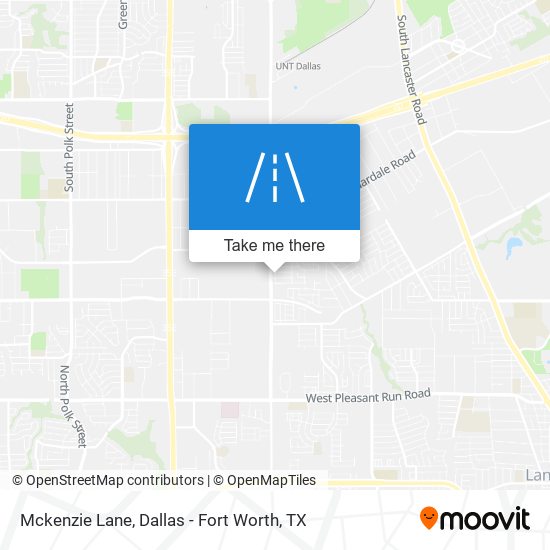 Mckenzie Lane map