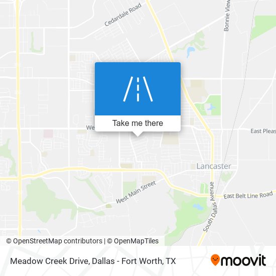 Meadow Creek Drive map