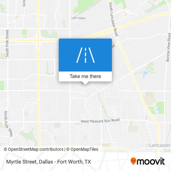 Myrtle Street map