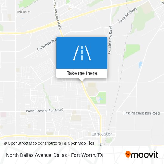 North Dallas Avenue map
