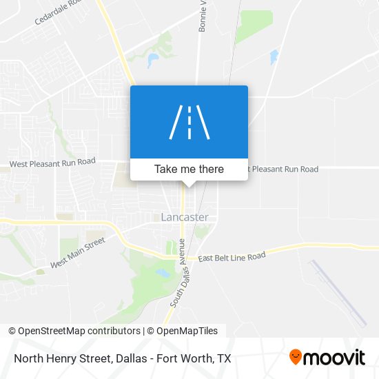 Mapa de North Henry Street