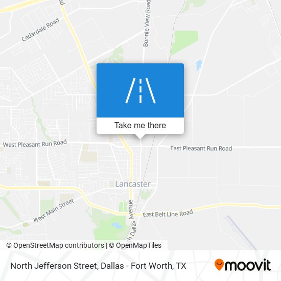 North Jefferson Street map