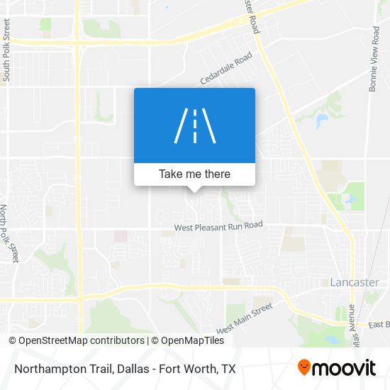 Mapa de Northampton Trail