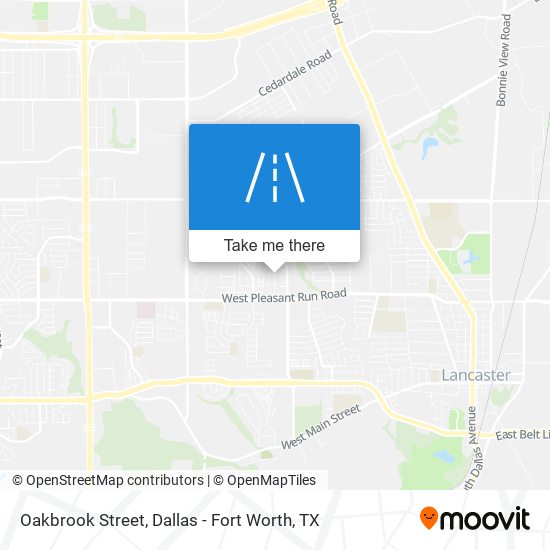 Mapa de Oakbrook Street