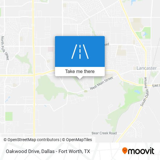 Oakwood Drive map