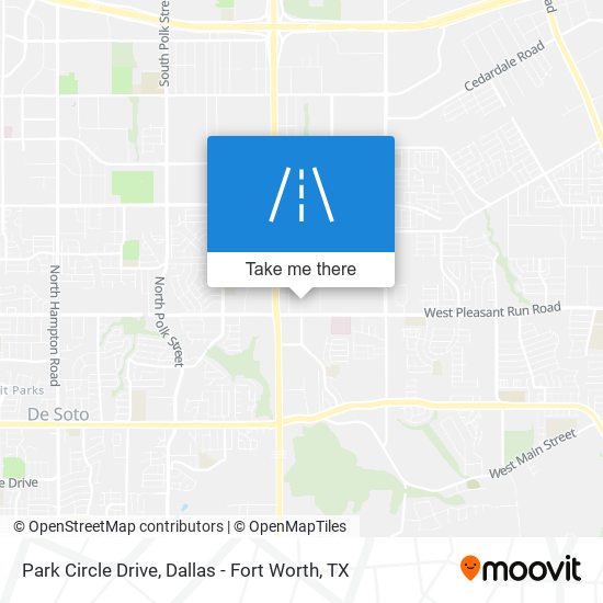 Park Circle Drive map